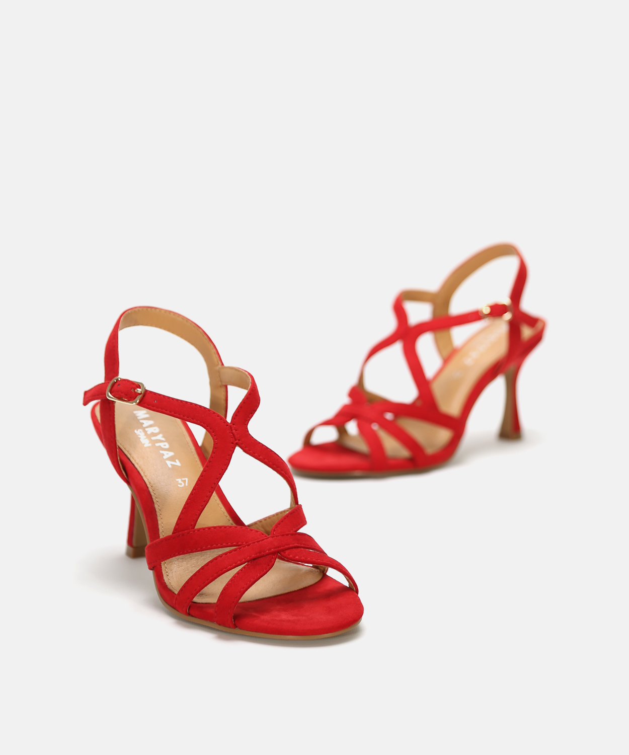 Sand&aacute;lia de salto com tiras image number null